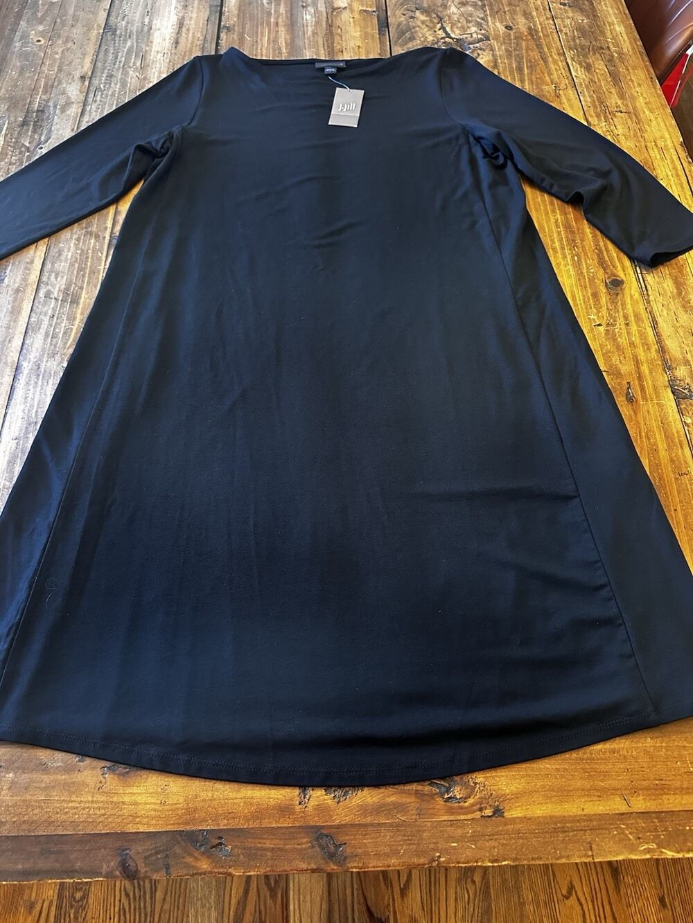 J Jill Wearever Black Size Small Dress Capsule Lagenlook New With Tags